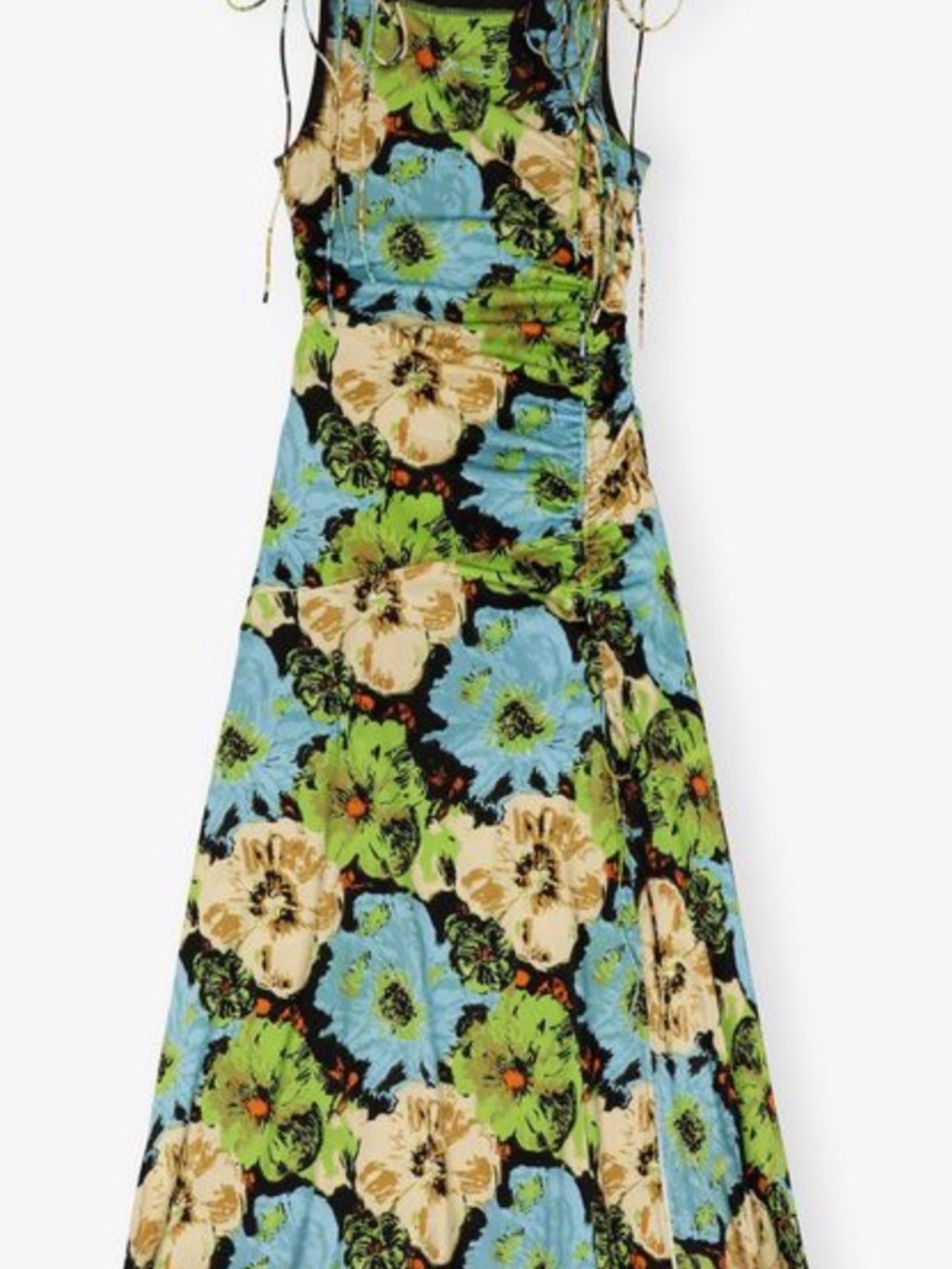 GANNI BNWT Floral Sleeveless Maxi Dress - Picture 2 of 13